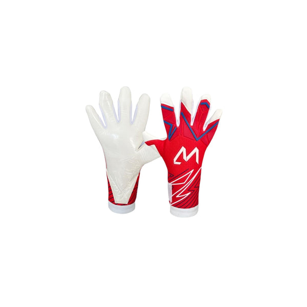 Venum Pro Contact goalkeeper gloves red white blue negative cut palm and backhand – AM Gloves