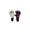 AM Galaksi 4.0 goalkeeper gloves black pink white negative cut palm and backhand – AM Gloves