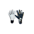 AM Nuoli Golden Edition goalkeeper gloves black gold white roll cut palm and backhand – AM Gloves