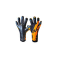 AM Ukkonen 1.0 goalkeeper gloves black orange ergoroll fingertip cut palm and backhand – AM Gloves